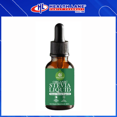 ORGANIC FIELDS ORGANIC STEVIA LIQUID 30ML